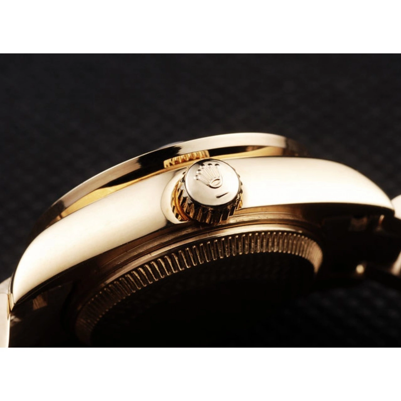 Aaa replica watch Gold Steel Datejust Yellow 98076 Plated Rolex Stainless Diamond 18k Plated 0817